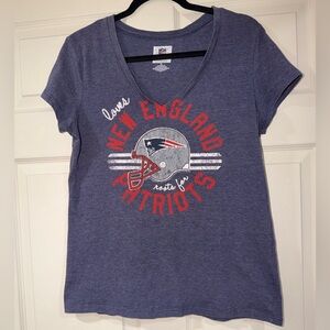Women’s NFL New England Patriots V Neck T Shirt
